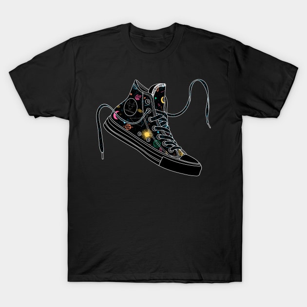 Capricorn high tops - Pastel &amp; black T-Shirt by MickeyEdwards